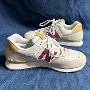 New Balance ML574NR2 Mens Timberwolf Suede 574 Classics Sneakers Size 10 D